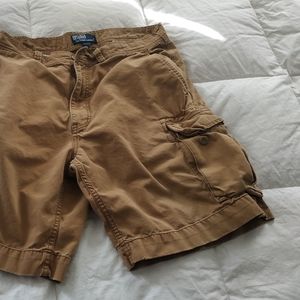 Polo khaki cargo shorts